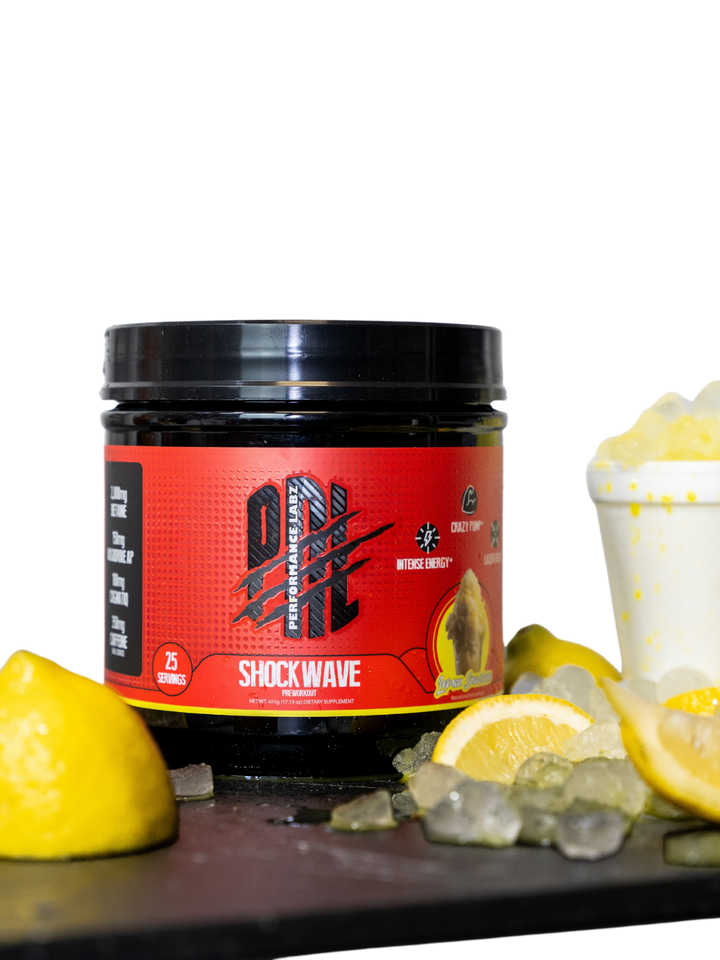 Shockwave High Stim Pre-Workout Lemon Snow Cone